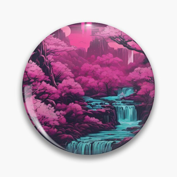 Item preview, Vaporwave Falls designed and sold by SilverSunStudio.