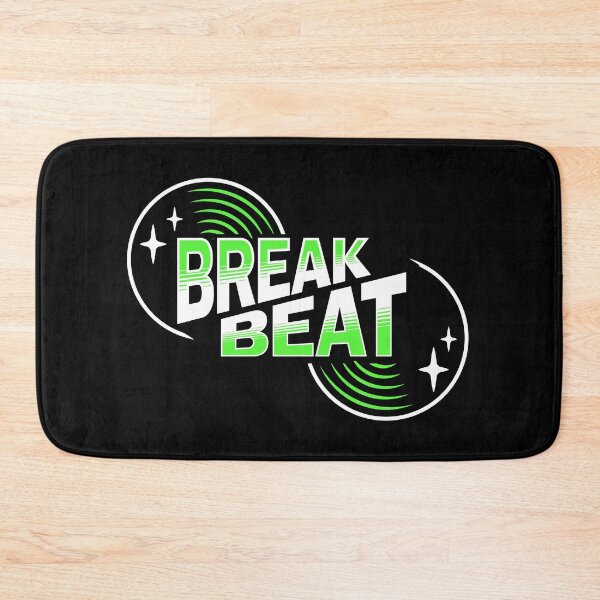 Item preview, BREAKBEAT  - Retro Vinyl (Green)  designed and sold by Discothreadz.