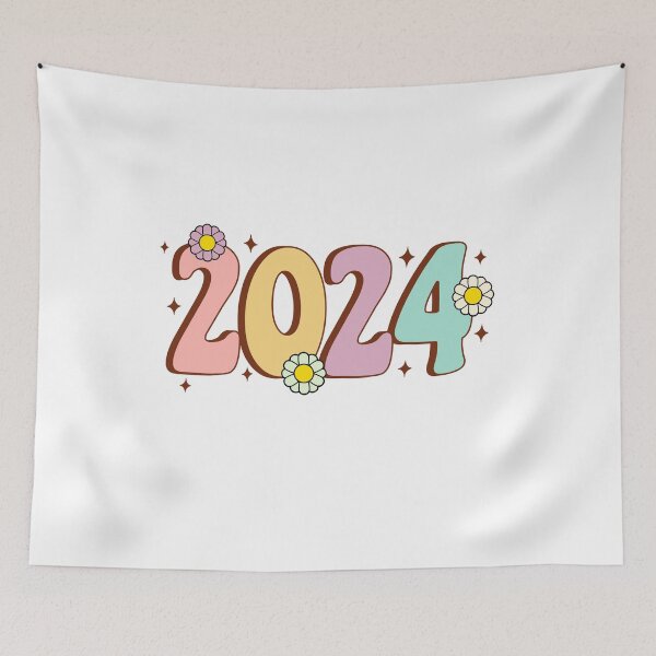 Item preview, 2024 Happy New Year Retro Vintage 2024 New Year designed and sold by HalloweenGift.