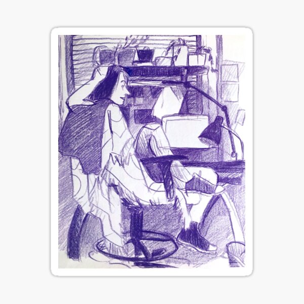 Après les cours Sticker