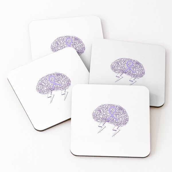 Item preview, purple ribbon brain designed and sold by Aspen207.