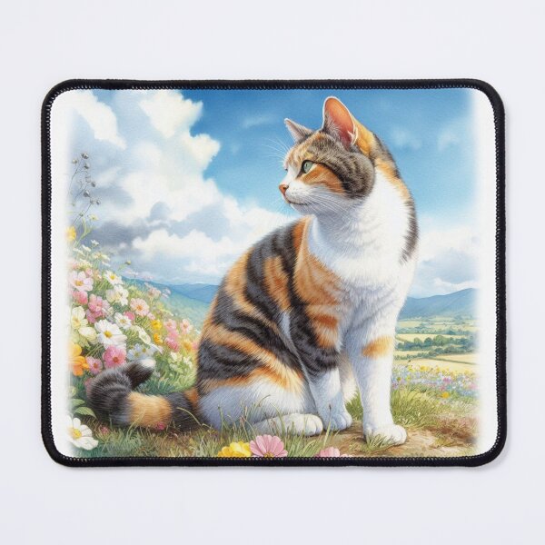 Item preview, A Calico Cat Sitting Pretty designed and sold by Kim Arnott.