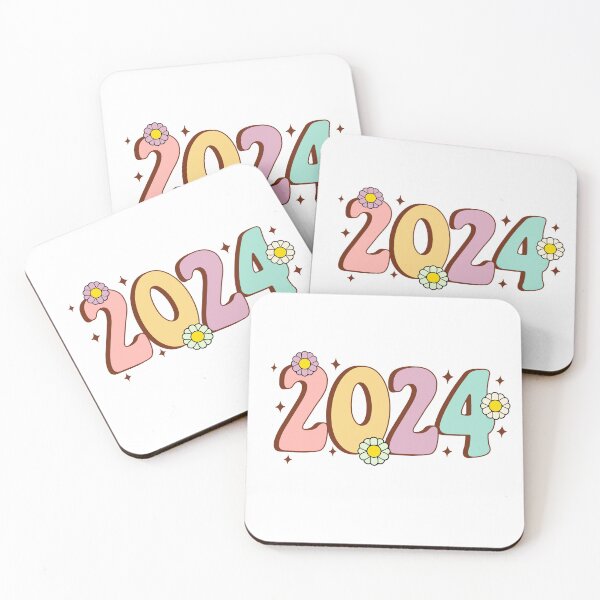 Item preview, 2024 Happy New Year Retro Vintage 2024 New Year designed and sold by HalloweenGift.