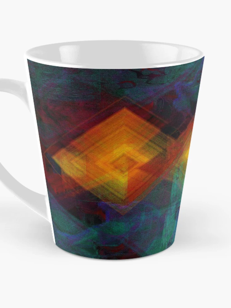 Aperçu 3 sur 4. Mug à café avec l'œuvre Trois créée et vendue par Elizabeth Austin-Craig.