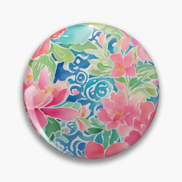 Item preview, Preppy watercolor flowers designed and sold by SophieClimaArt.