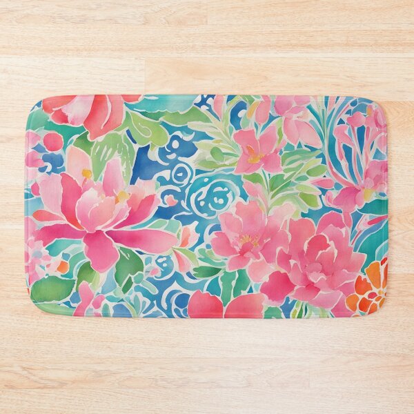 Item preview, Preppy watercolor flowers designed and sold by SophieClimaArt.