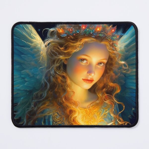 Item preview, Christmas Vigil Angel designed and sold by Claudia Bartoli-McKinney.