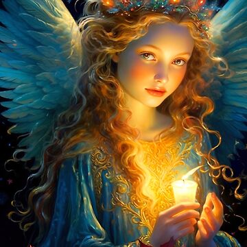 Artwork thumbnail, Christmas Vigil Angel by Claudia McKinney