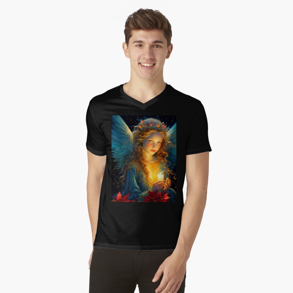Item preview, V-Neck T-Shirt designed and sold by phatpuppyart.