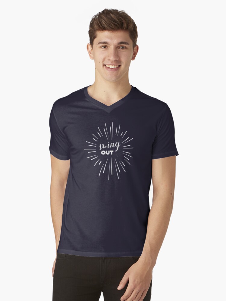 Thumbnail 1 of 3, V-Neck T-Shirt, Swing Out designed and sold by ritzlindyhopper.