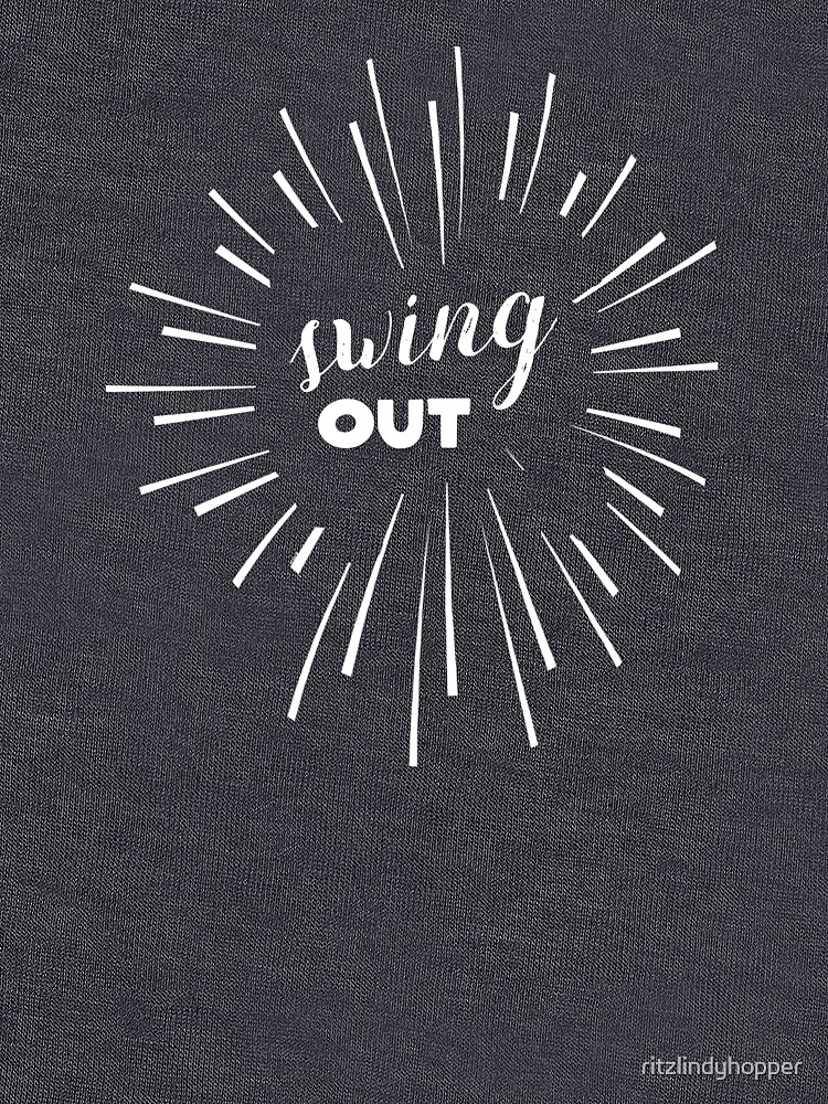 Thumbnail 7 of 7, Classic T-Shirt, Swing Out designed and sold by ritzlindyhopper.