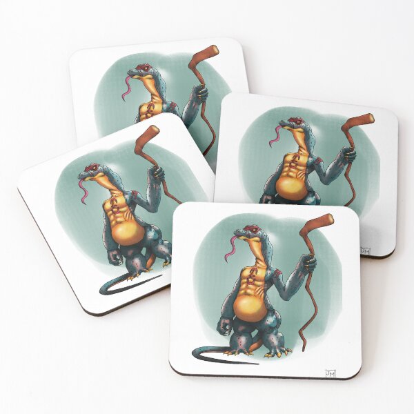Item preview, Wizard Lizard Cartoon Art - Australian Animals - Cute Kids Art designed and sold by Fae Visions Boutique.