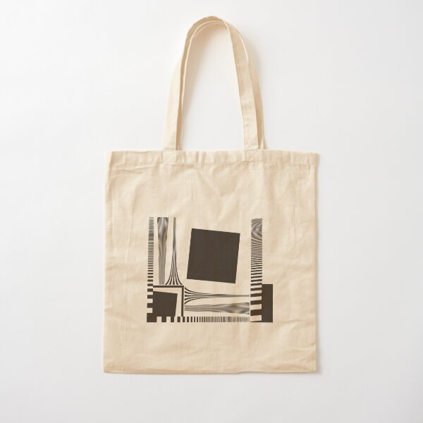 Abstract geometric Test Pattern design Cotton Tote Bag