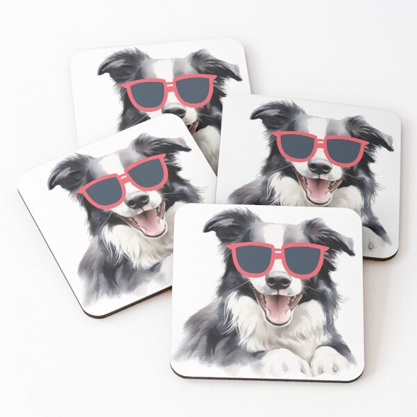 Item preview, Border Collie Wearing Sunglasses designed and sold by TheAnimalZ00.