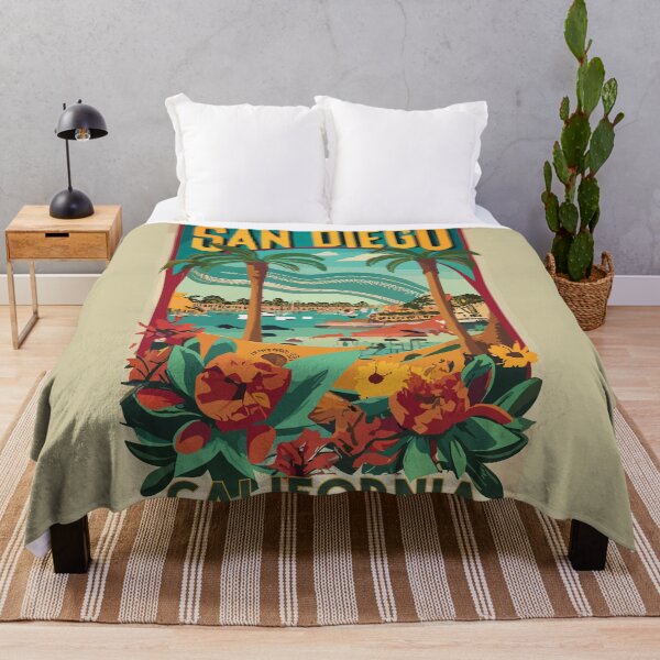 Item preview, A Vintage Travel Art of San Diego - California - US designed and sold by GoodOldVintage.