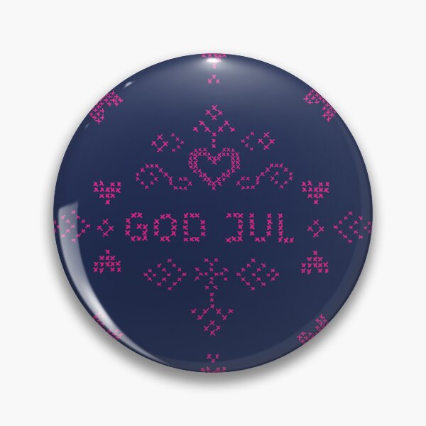 Item preview, God jul Christmas cross stitched pattern designed and sold by Goddessart.