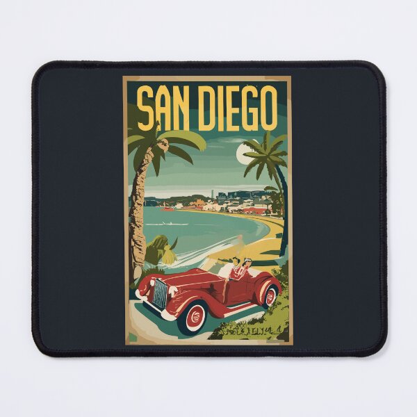 Item preview, A Vintage Travel Art of San Diego - California - US designed and sold by GoodOldVintage.
