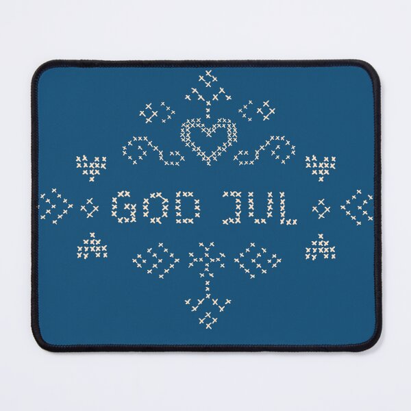Item preview, God jul Christmas cross stitched pattern designed and sold by Goddessart.