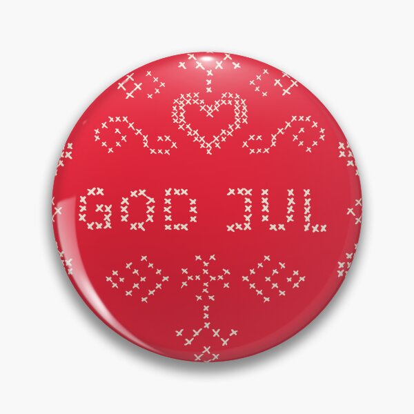 Item preview, God jul Christmas cross stitched pattern designed and sold by Goddessart.