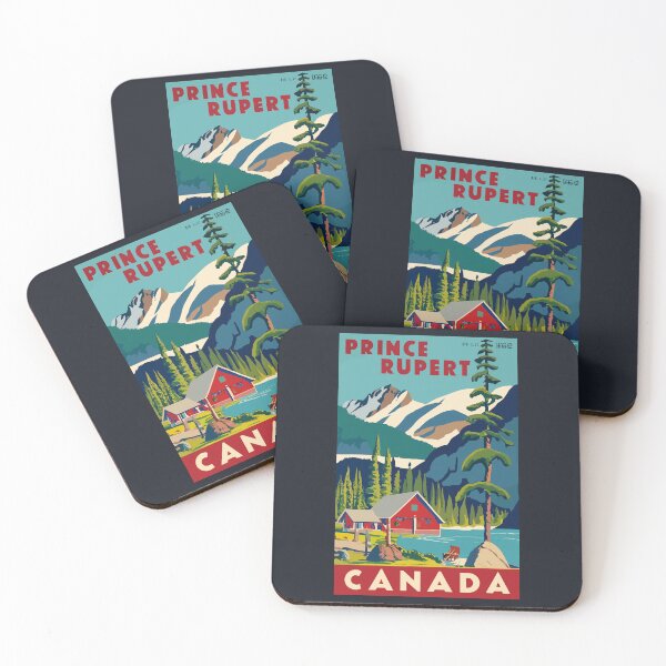 Item preview, A Vintage Travel Art of Prince Rupert - Canada  designed and sold by GoodOldVintage.