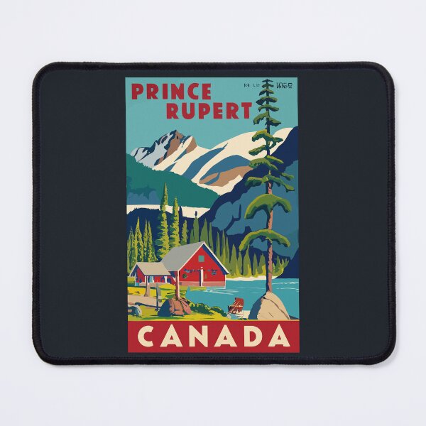 Item preview, A Vintage Travel Art of Prince Rupert - Canada designed and sold by GoodOldVintage.