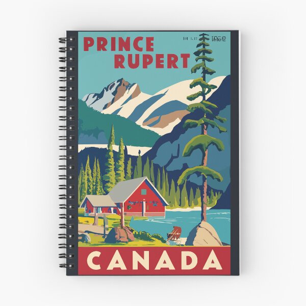 Item preview, A Vintage Travel Art of Prince Rupert - Canada  designed and sold by GoodOldVintage.