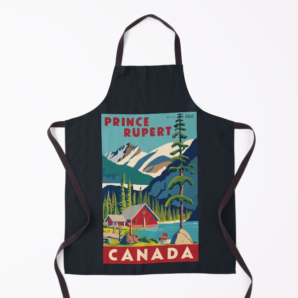 Item preview, A Vintage Travel Art of Prince Rupert - Canada  designed and sold by GoodOldVintage.