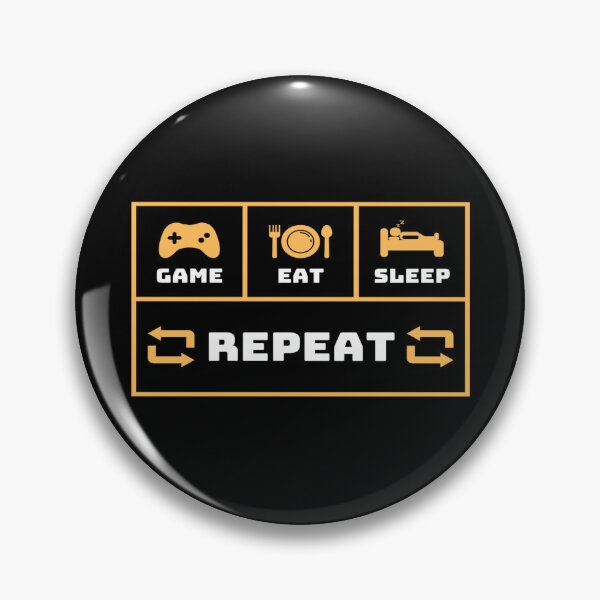 Item preview, Game, Eat, Sleep, Repeat designed and sold by Beauty  Art Printable.