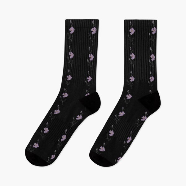 Item preview, Purple Flower White Line Art designed and sold by ElenaArtDesign.