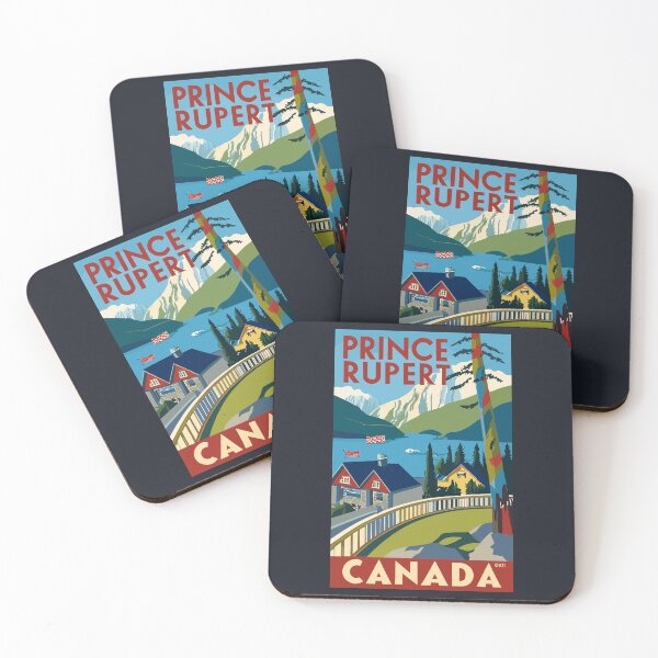 Item preview, A Vintage Travel Art of Prince Rupert - Canada  designed and sold by GoodOldVintage.