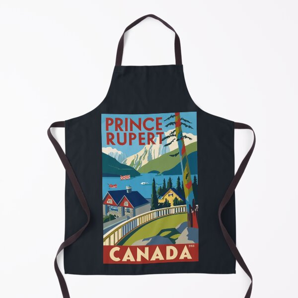 Item preview, A Vintage Travel Art of Prince Rupert - Canada  designed and sold by GoodOldVintage.