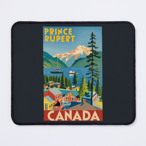 Item preview, A Vintage Travel Art of Prince Rupert - Canada designed and sold by GoodOldVintage.