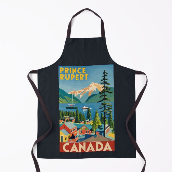Item preview, A Vintage Travel Art of Prince Rupert - Canada  designed and sold by GoodOldVintage.