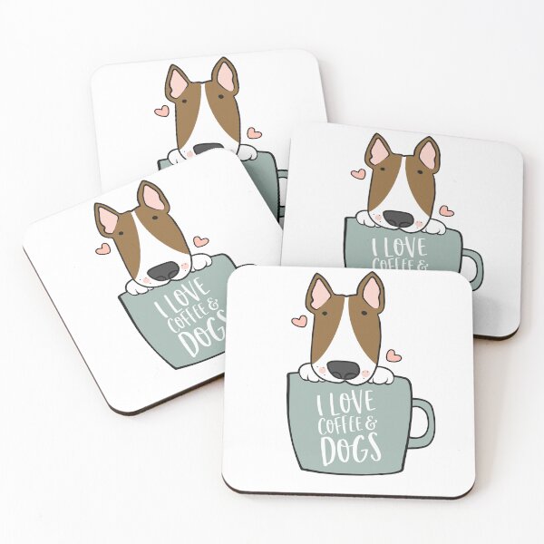 Item preview, I Love Coffee and Dogs designed and sold by Brooke Drake Co..