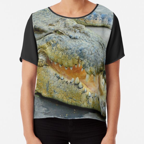 Saltwater crocodile Chiffon Top