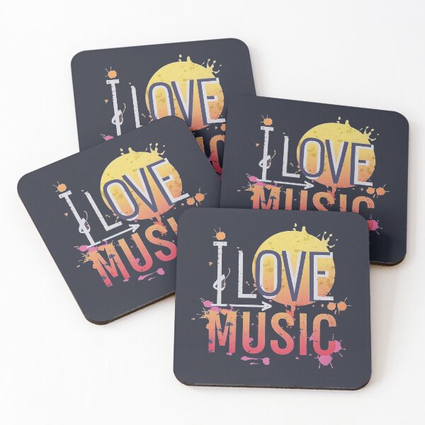Item preview, I love Music designed and sold by NotesForMusic.