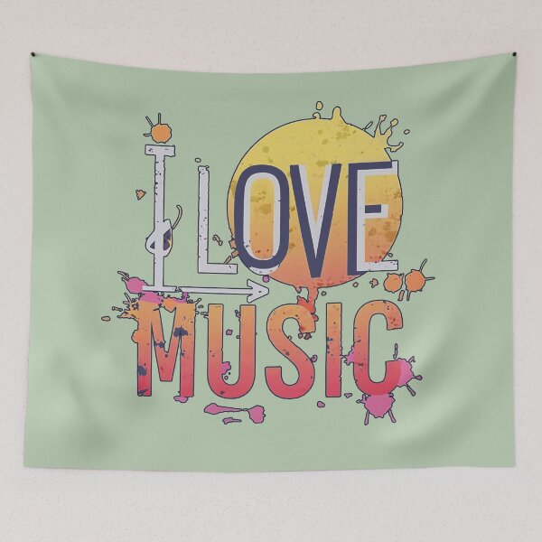 Item preview, I love Music designed and sold by NotesForMusic.