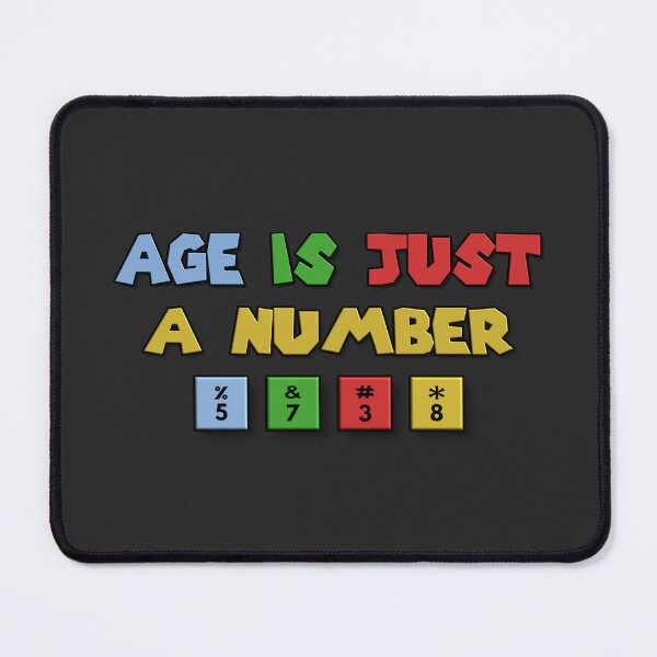 Item preview, Age is just a number, Mario Gaming  designed and sold by Picasmus Tees.