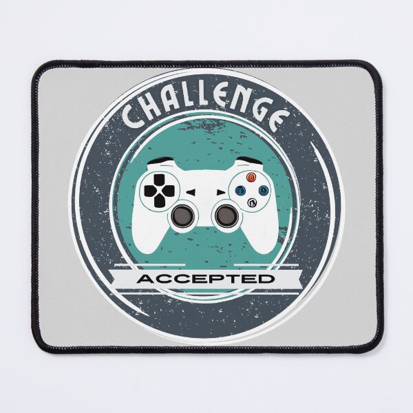 Item preview, Distressed Video Gamer- Challenge Accepted designed and sold by ColorfulKiddos.