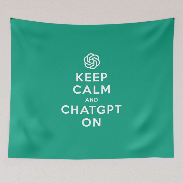 Item preview, Keep Calm and ChatGPT on designed and sold by Bratak.