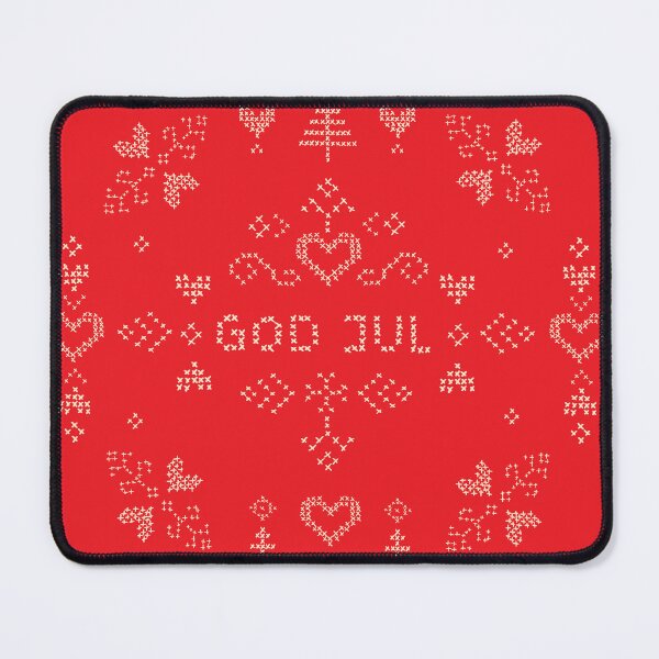 Artikelvorschau, God Jul Schwedisches Weihnachtskreuzstichmuster entworfen und verkauft von Goddessart.