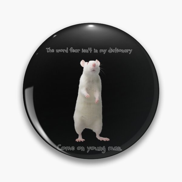 Item preview, The word fear isn't in my dictionary,The white mouse stands defiant. designed and sold by attakorn.