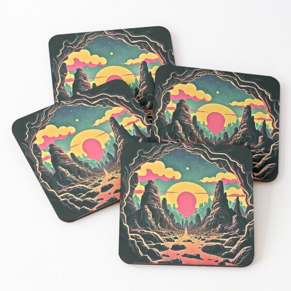 Item preview, Behold, the path through the realm of despair - retro. 80's quest art designed and sold by CraftedRealm.