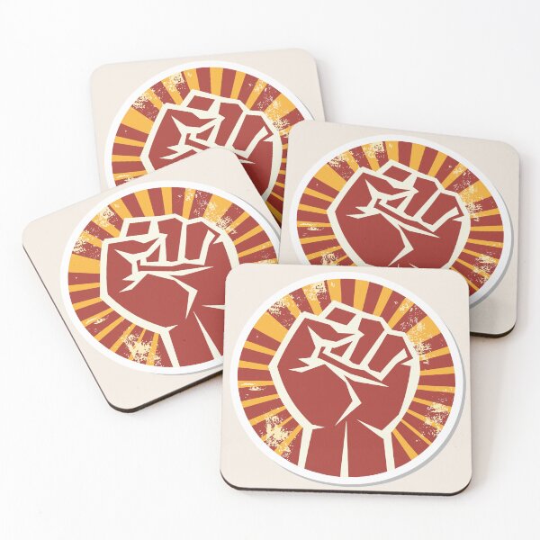 Item preview, Raised Fist Red/Yellow designed and sold by AphexBrand.