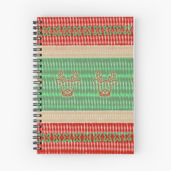 Item preview, Vintage Rudolph Red & Green Cross Stitch for Cozy Holiday Gifts designed and sold by DrStickerManiac.