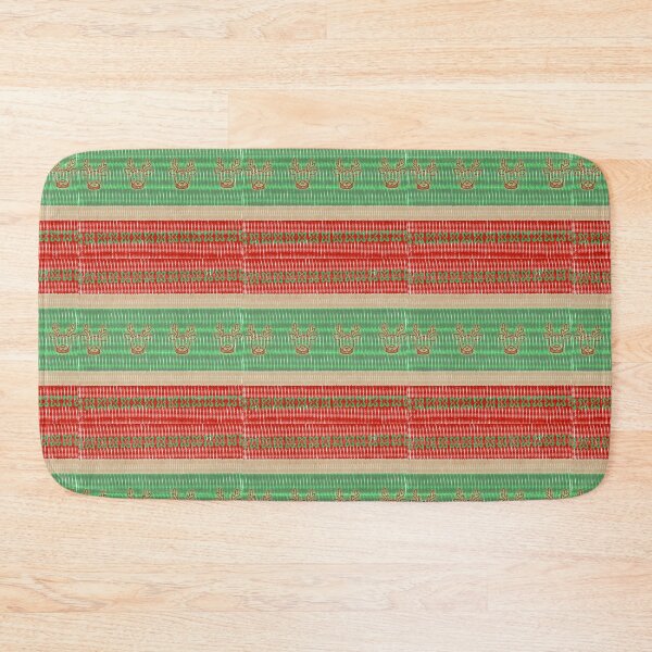 Item preview, Vintage Rudolph Red & Green Cross Stitch for Cozy Holiday Gifts designed and sold by DrStickerManiac.