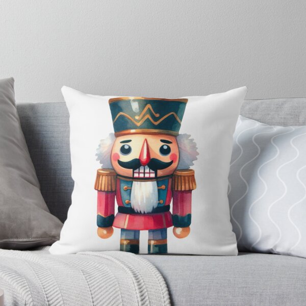 Item preview, Watercolor Christmas Nutcracker designed and sold by Star-Fragment.