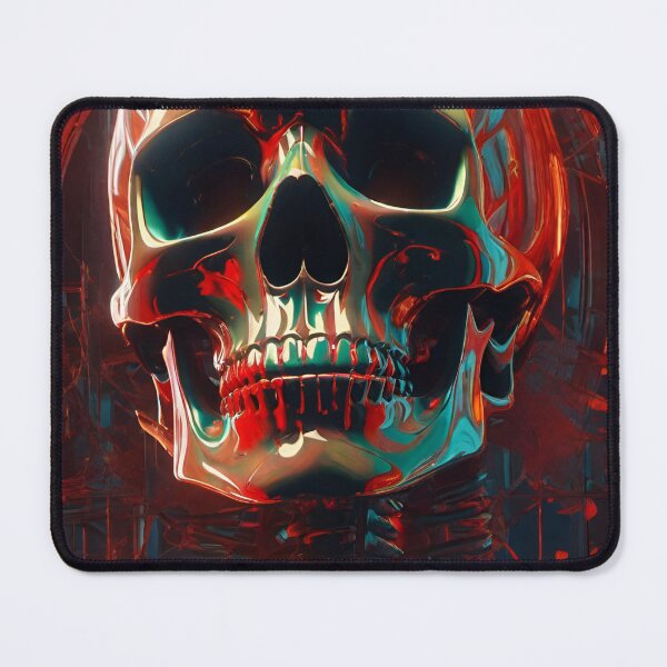 Item preview, Futuristic Skull designed and sold by MatrixTattoo.