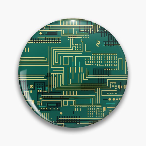 Item preview, Geometric pattern like a circuit board designed and sold by etherElric.