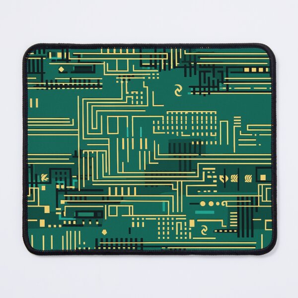 Item preview, Geometric pattern like a circuit board designed and sold by etherElric.